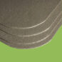 Grey Unlined Layer Pads